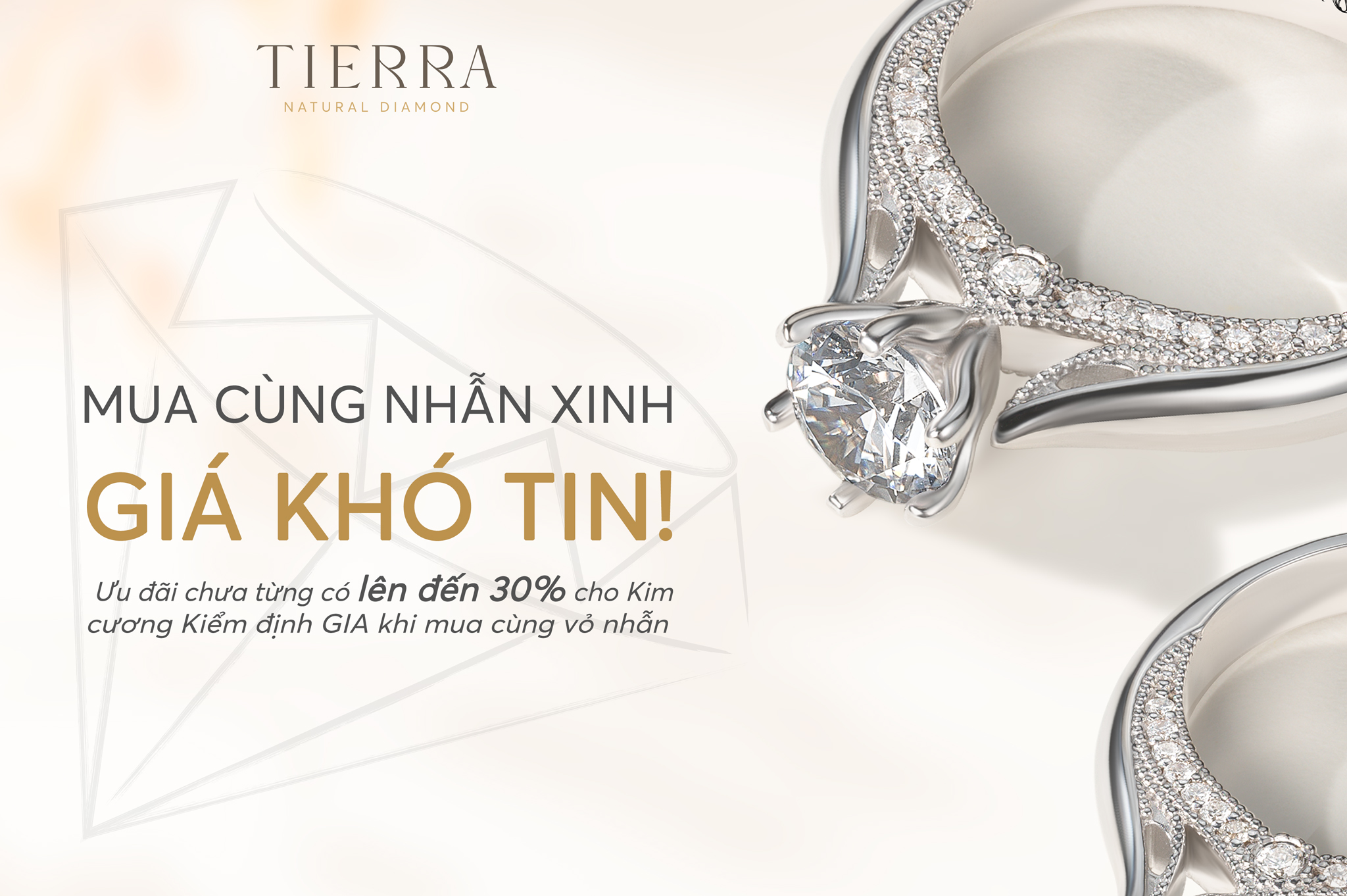 Kinh nghiệm mua kim cương giá tốt là chọn mua vào thời điểm khuyến mãi